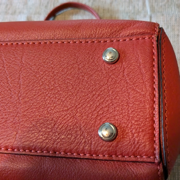 Tumi Leather Tote Shoulder Bag Like with Dust Bag - Picture 9 of 16